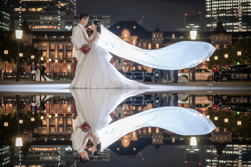 ロングベールを使用してのショット♪