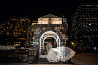 夜の東京駅×和田倉門×スタジオで、一生に一度のロマンチックフォトを