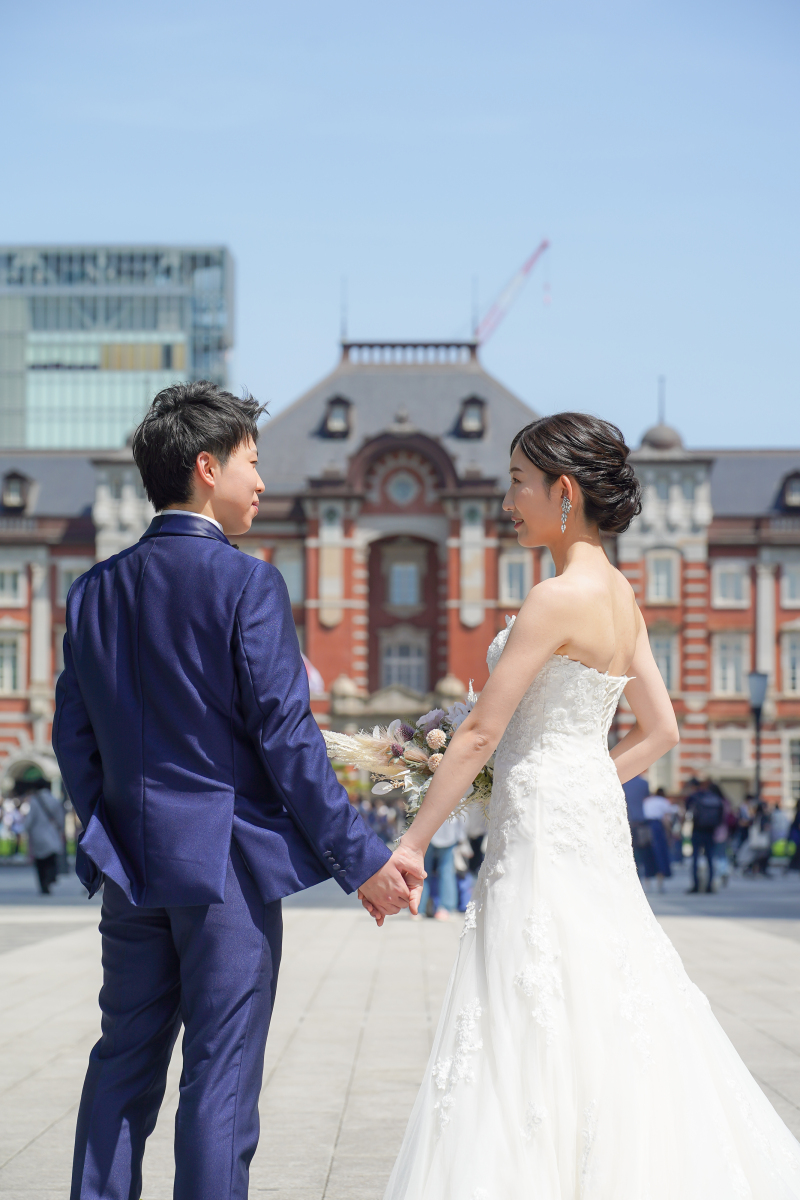 手繋ぎショット