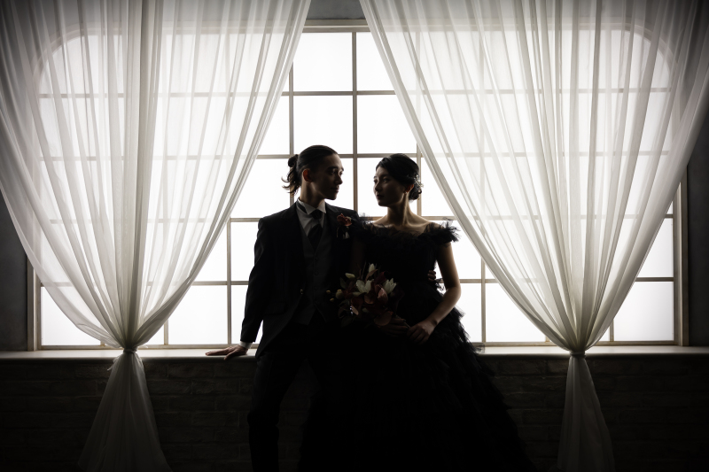 逆光を利用して