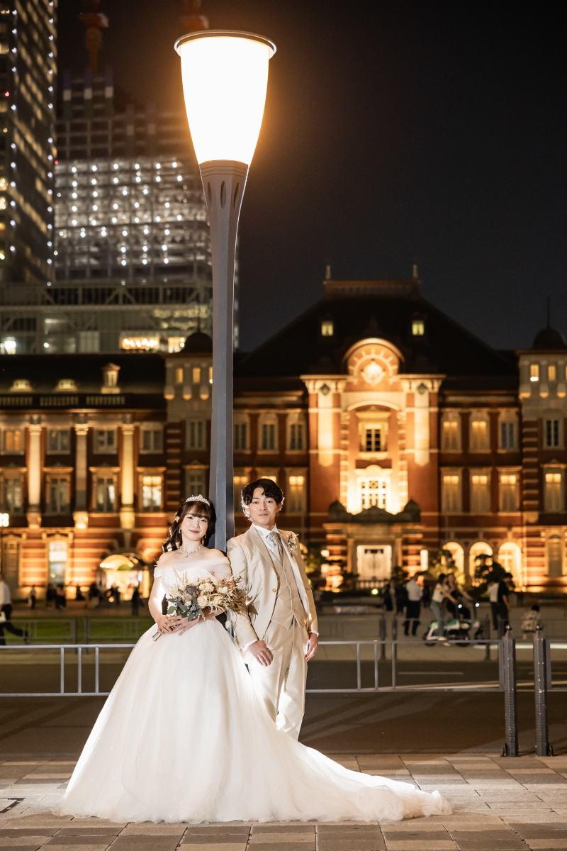 メインの東京駅舎前へ