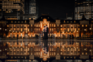 和装スタジオと夜の洋装1ロケーションで満足♪