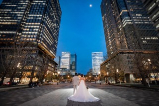 【お昼も夜も】東京駅 衣装2着ロケーションプラン
