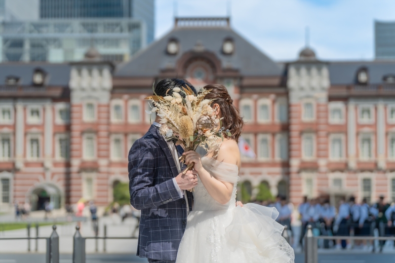 お顔隠しショット♥