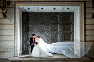 ロングベールが魅力