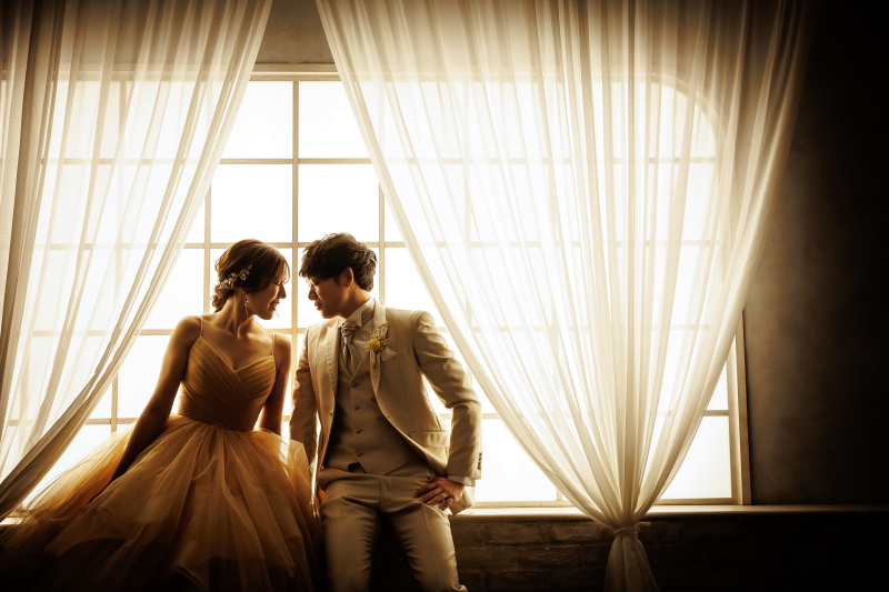 夕陽に照らされて