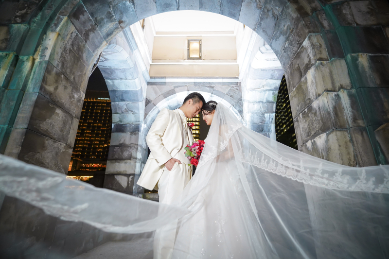 ベールを使っての♡