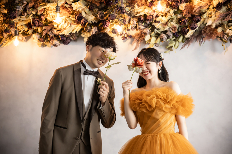 1輪のお花を持って♡