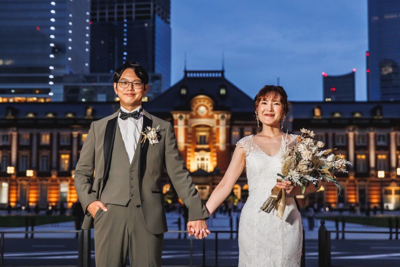 洋装へチェンジ