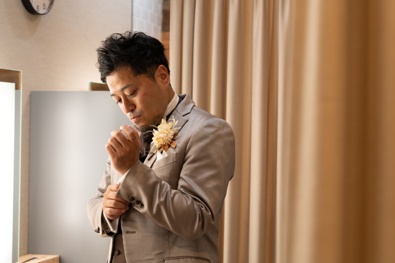 新郎様も・・・