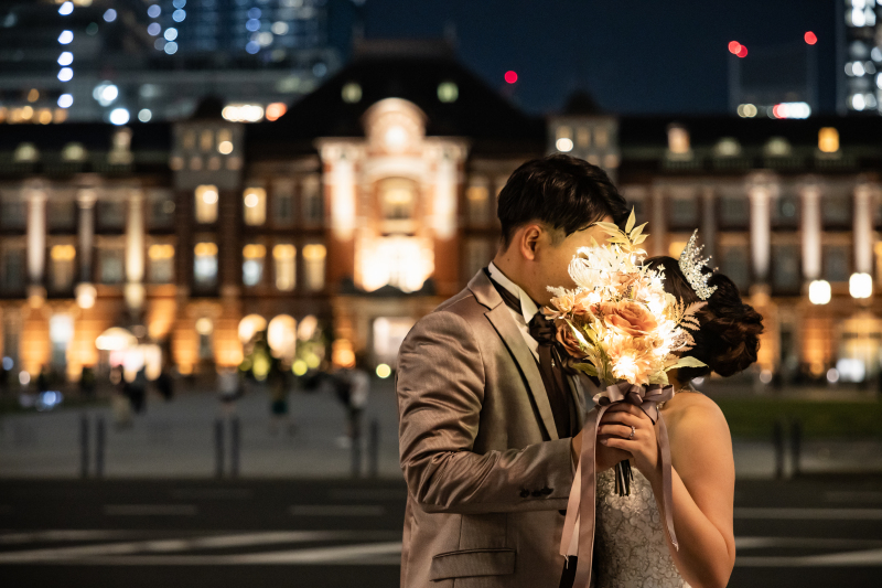 ブーケをつかった