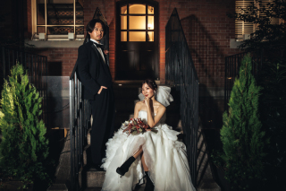 時間ごとに変わる表情を残す、洋装4ロケ＋スタジオ付き前撮りプラン