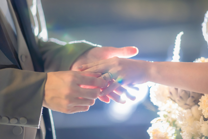 お手元アップシーン