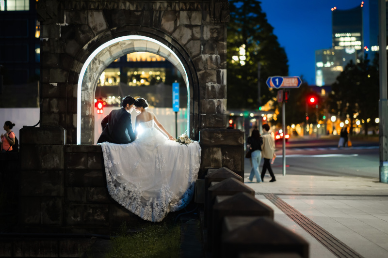 お座りショットも♡