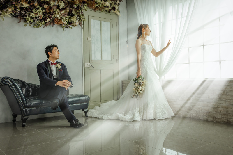 光が差し込んでいるかのような