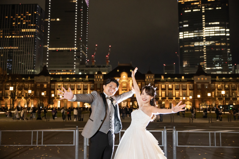 微笑ましい駅舎ショット♡