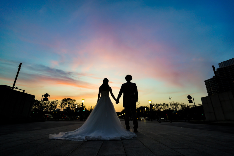 夕方から夜のロケーションプランならでは♡