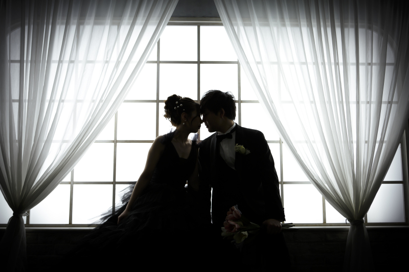 シルエット写真も