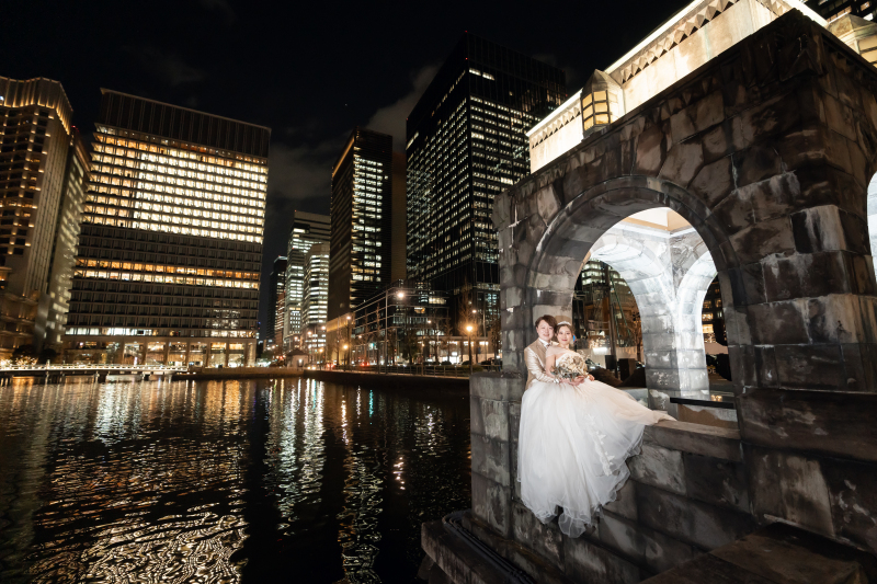 水面ショットは幻想的!