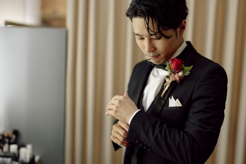 新郎様のご準備