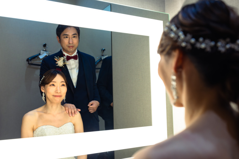 メイク開始です