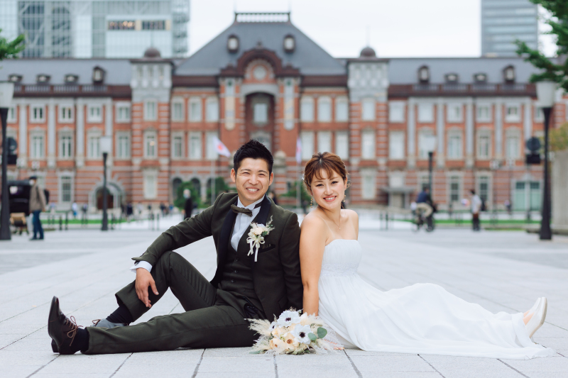 お座りショット