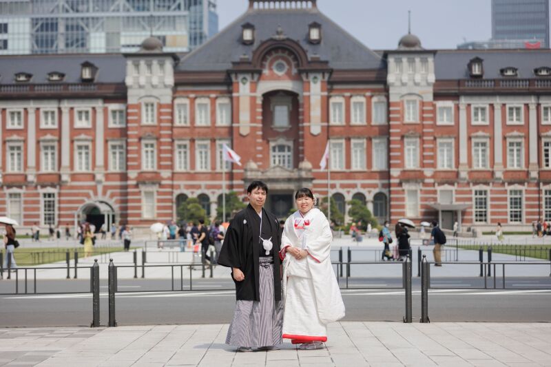 東京駅でのロケーション