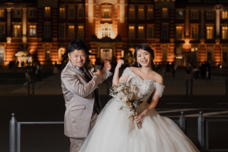 【ふわふわのオフショルダーで！】洋装夜ロケーション♫