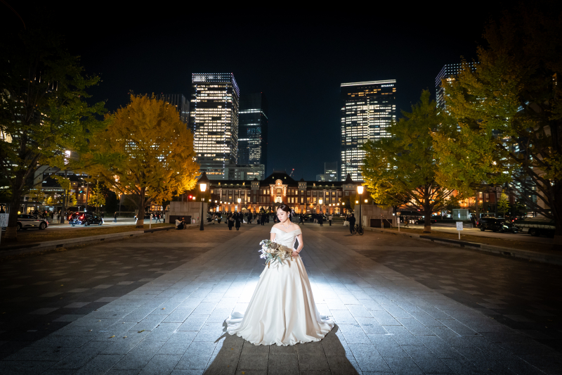 夜に解き放たれた白