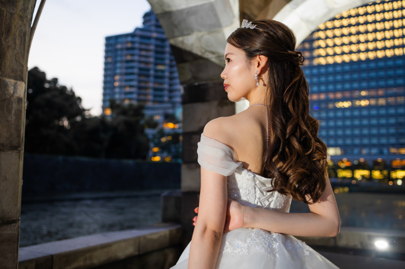 花嫁、うっとり時間