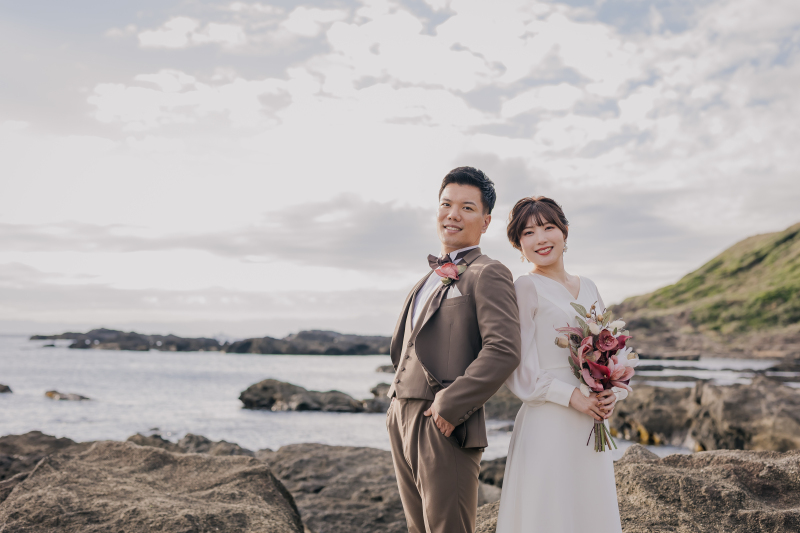 海と夕陽に包まれて、城ヶ島で叶えるロマンチックなフォトウェディング