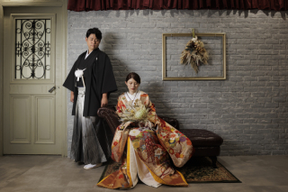 和装スタジオと洋装2ロケでお二人だけの特別な1日を♫