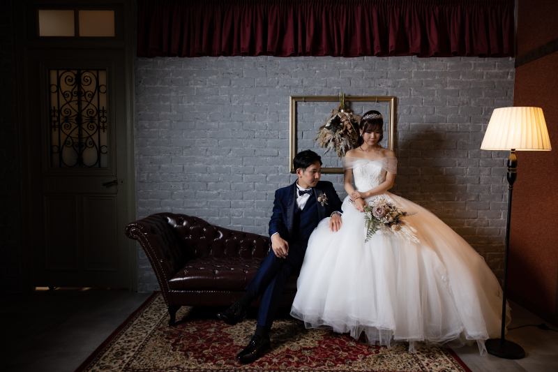 まるで洋館のようなスタジオでの撮影