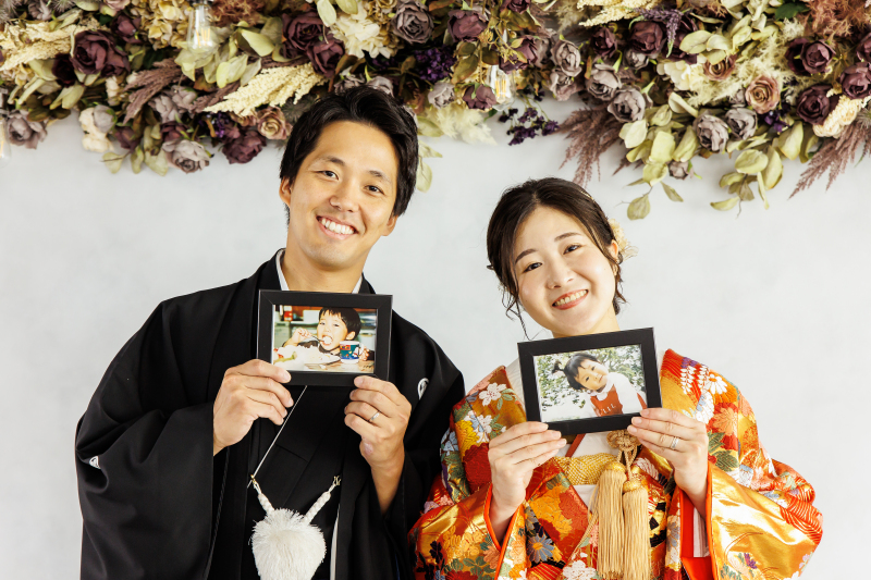 幼少期の写真でアイデアカット!