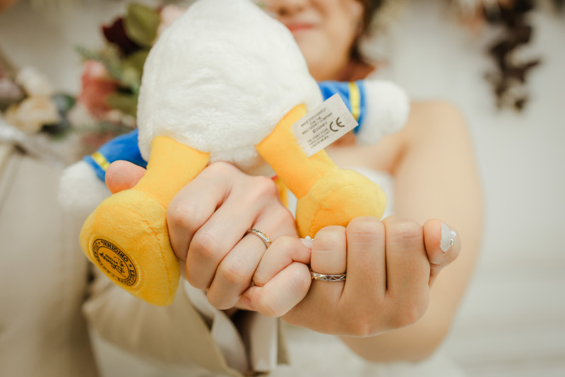 撮影小物を用いて華やかに撮影♪