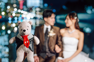 【小物を用いて】とっても華やかな洋装夜ロケーション♫