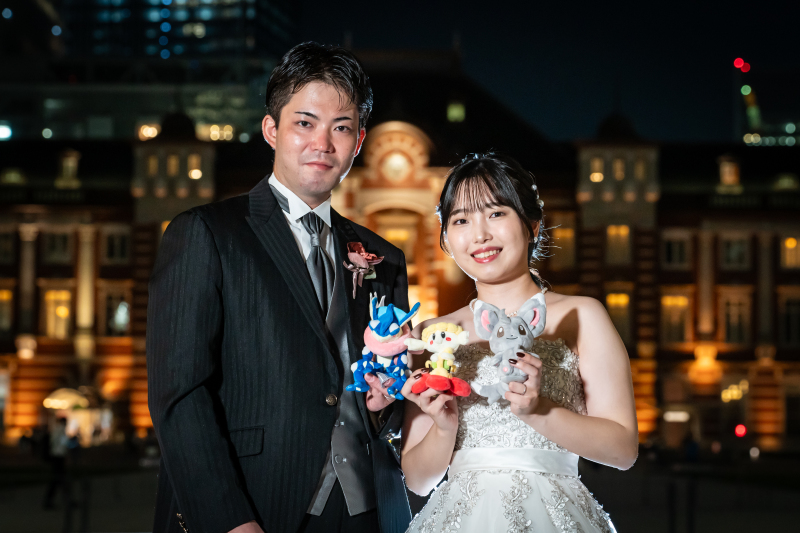 お人形を持ち込んで♪