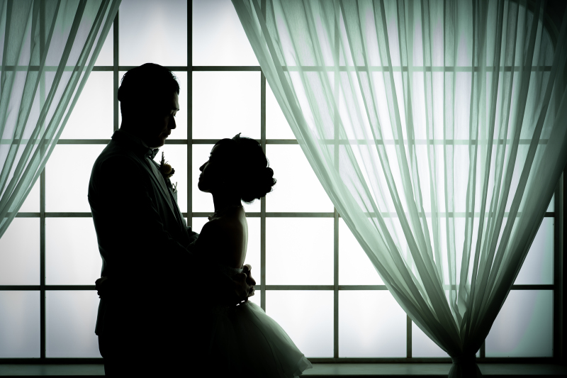 幻想的なシルエット