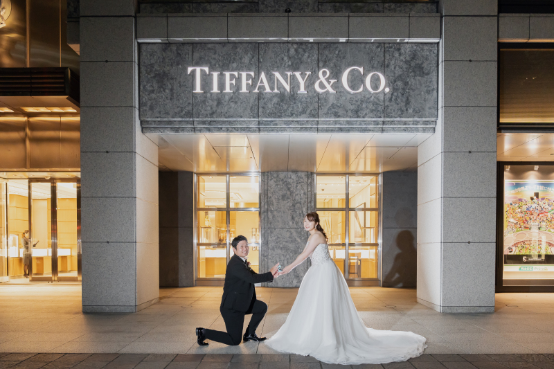 ティファニー前でプロポーズ♡