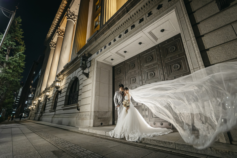 【21:00】結びはベールショットで!