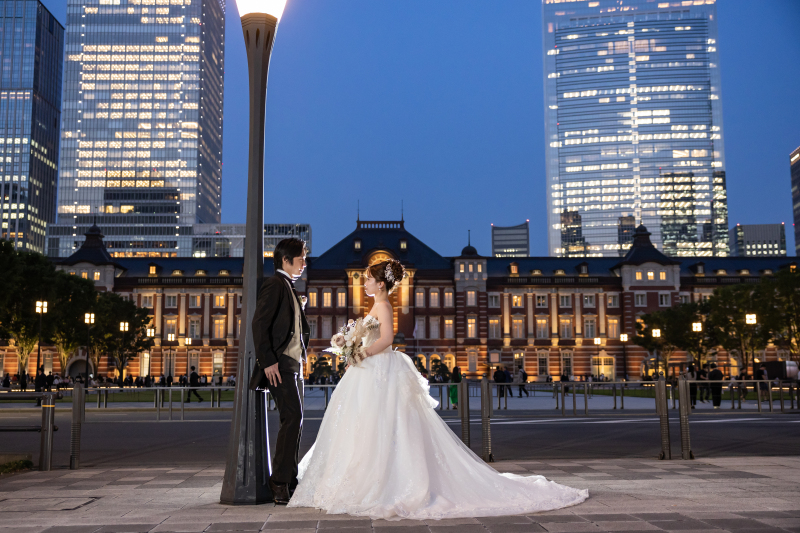 大都会の真ん中でのロケーション撮影