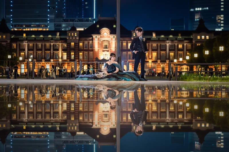 夜の東京を贅沢に巡る洋装2ロケーション撮影という特別な時間