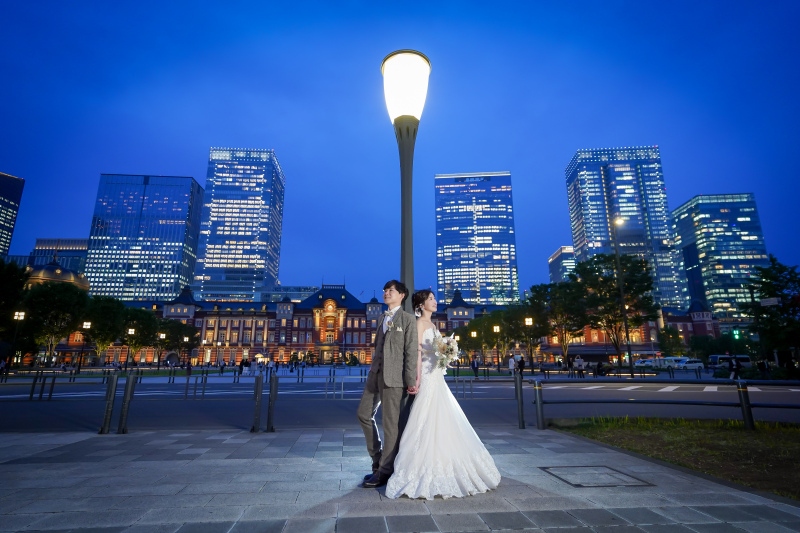 東京駅前ロケーション撮影