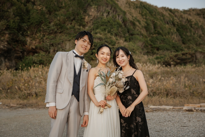 3人で並んで、なんかほっこりする