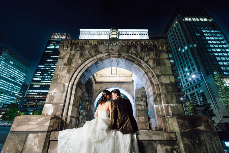 後ろすがたで結び!