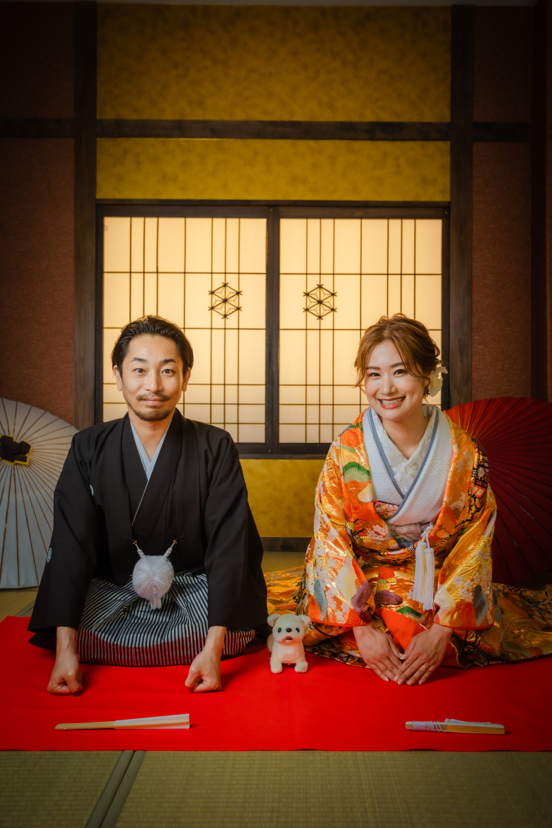 手をついてのショット