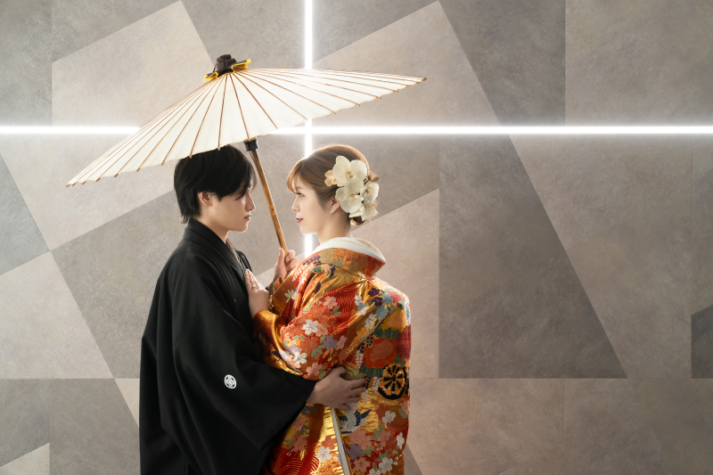 ちょっと照れる距離感…