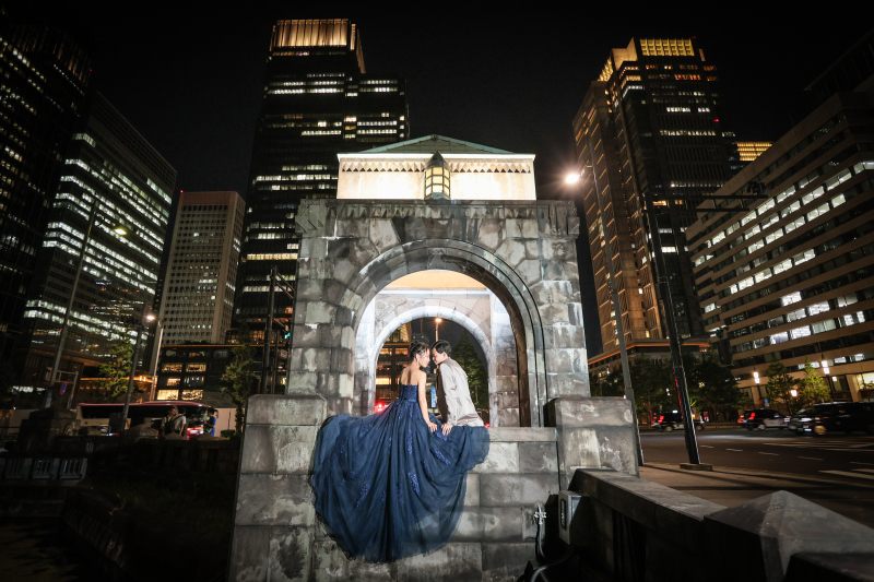 幻想的な和田倉門にて