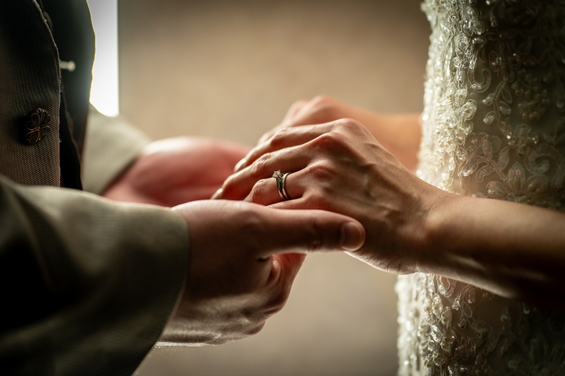 まるで挙式のワンシーンのような