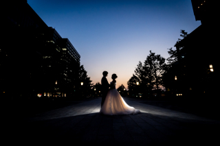 洋装で3つのロケーションを楽しむウェディングフォト！スタジオ撮影も付いています♥